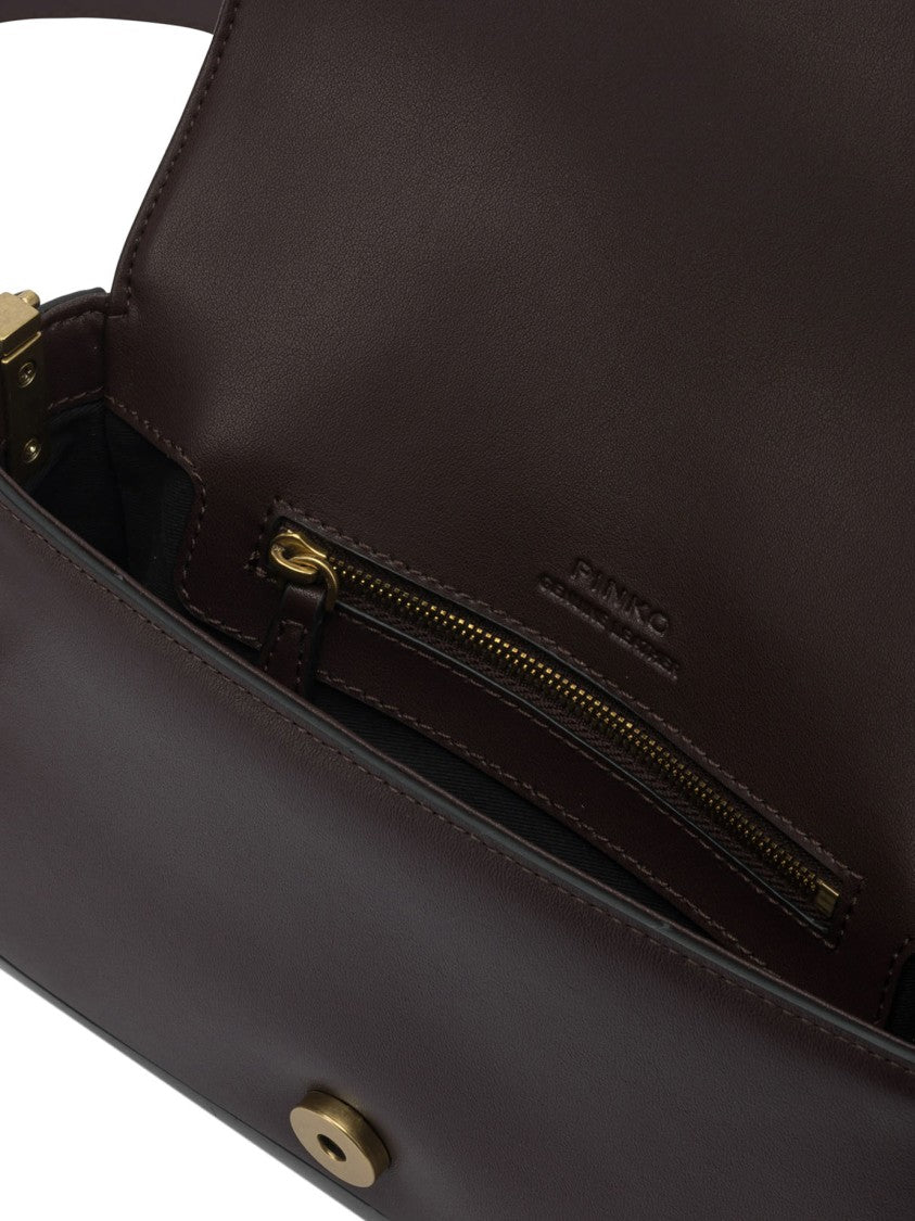 Pinko Leather Shoulder Bag