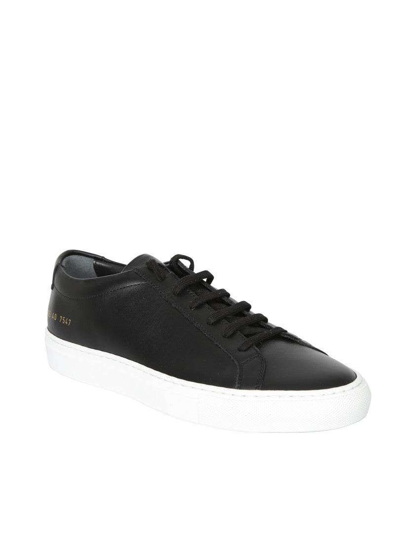 Common Projects Black Leather Sneakers