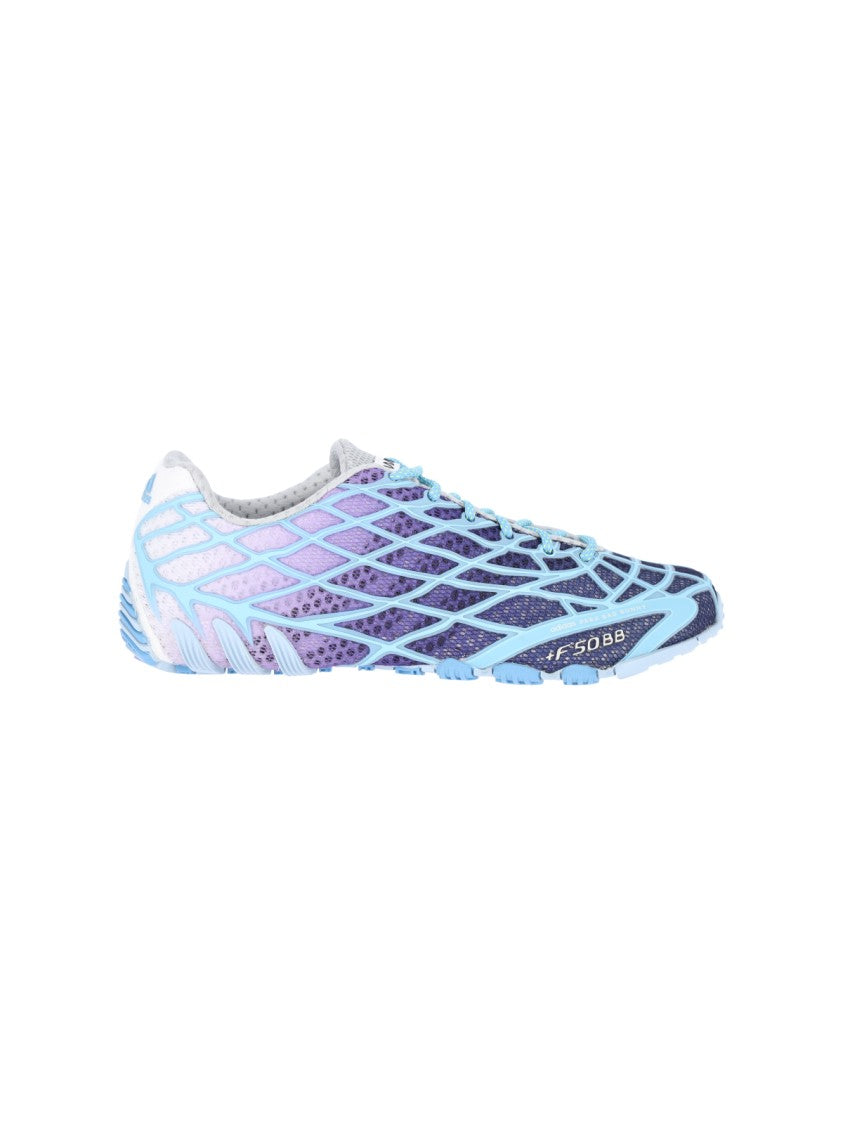 Adidas Blue F50 Ghost Sprint Fabric Sneakers