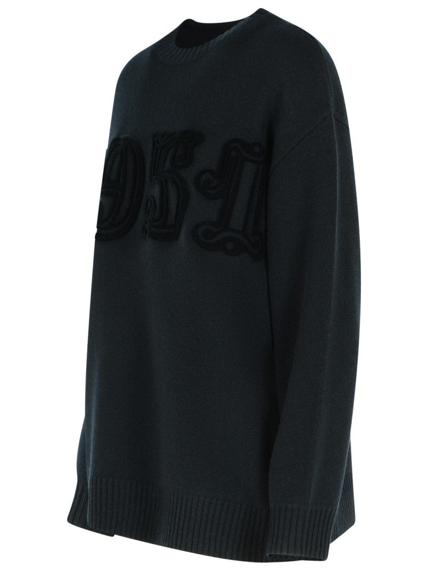 Max Mara Black Wool And Cashmere Sweater