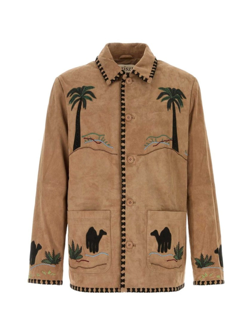 Baziszt Desert-Inspired Suede Shirt