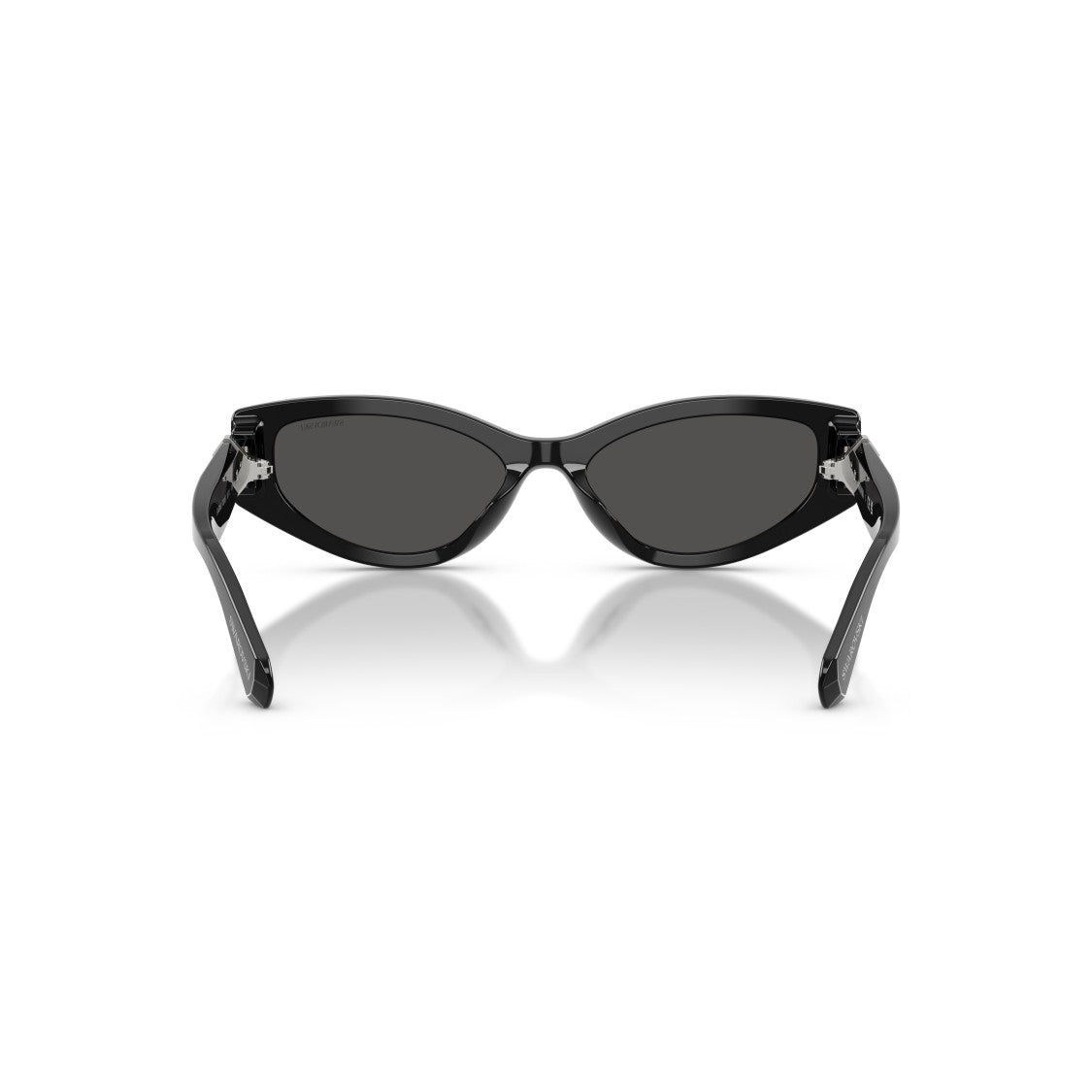Swarovski 0Sk6045u Cat-Eye Sunglasses With Glossy Black Acetate Frame