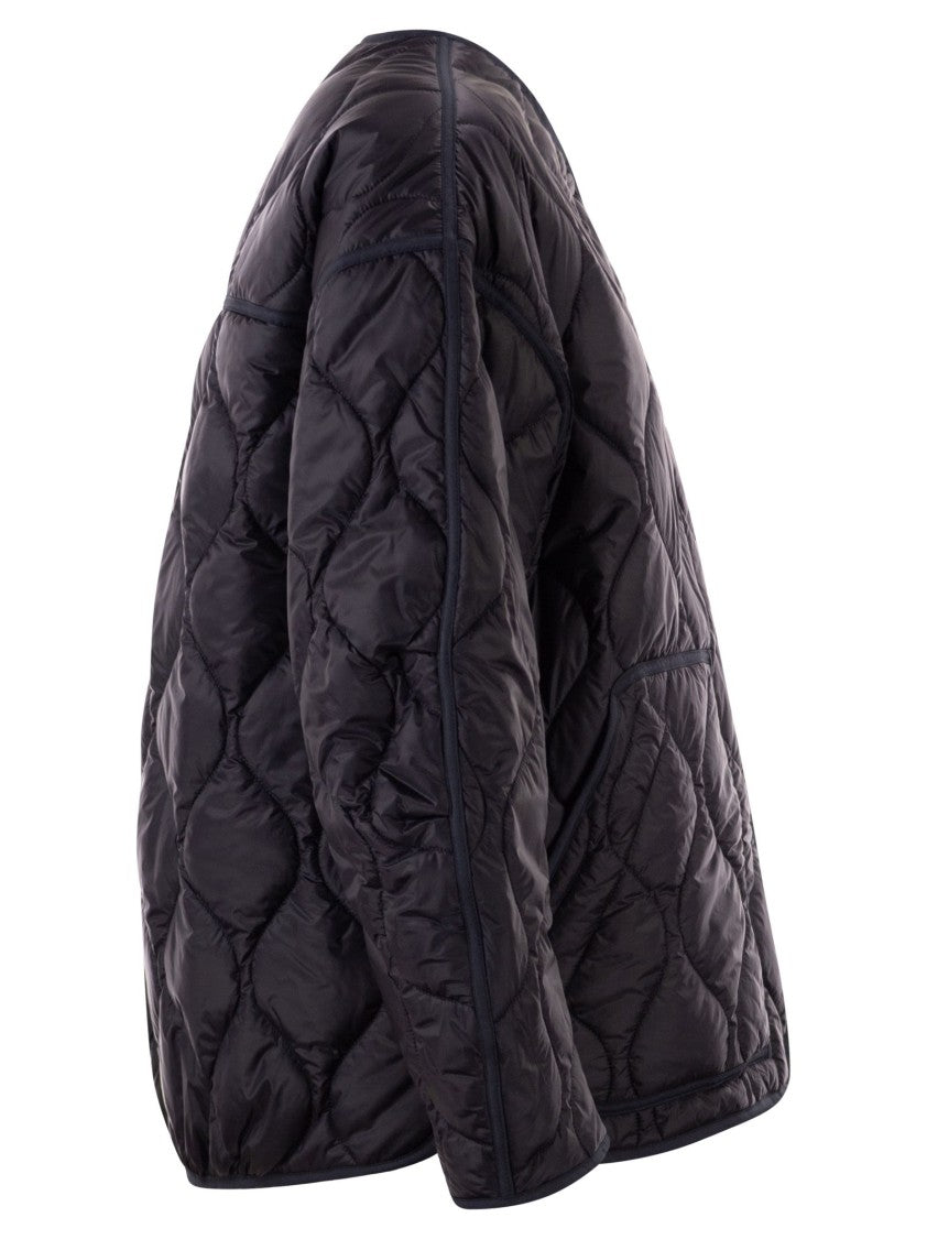Fay Technical Fabric Jacket With Onion Quilting