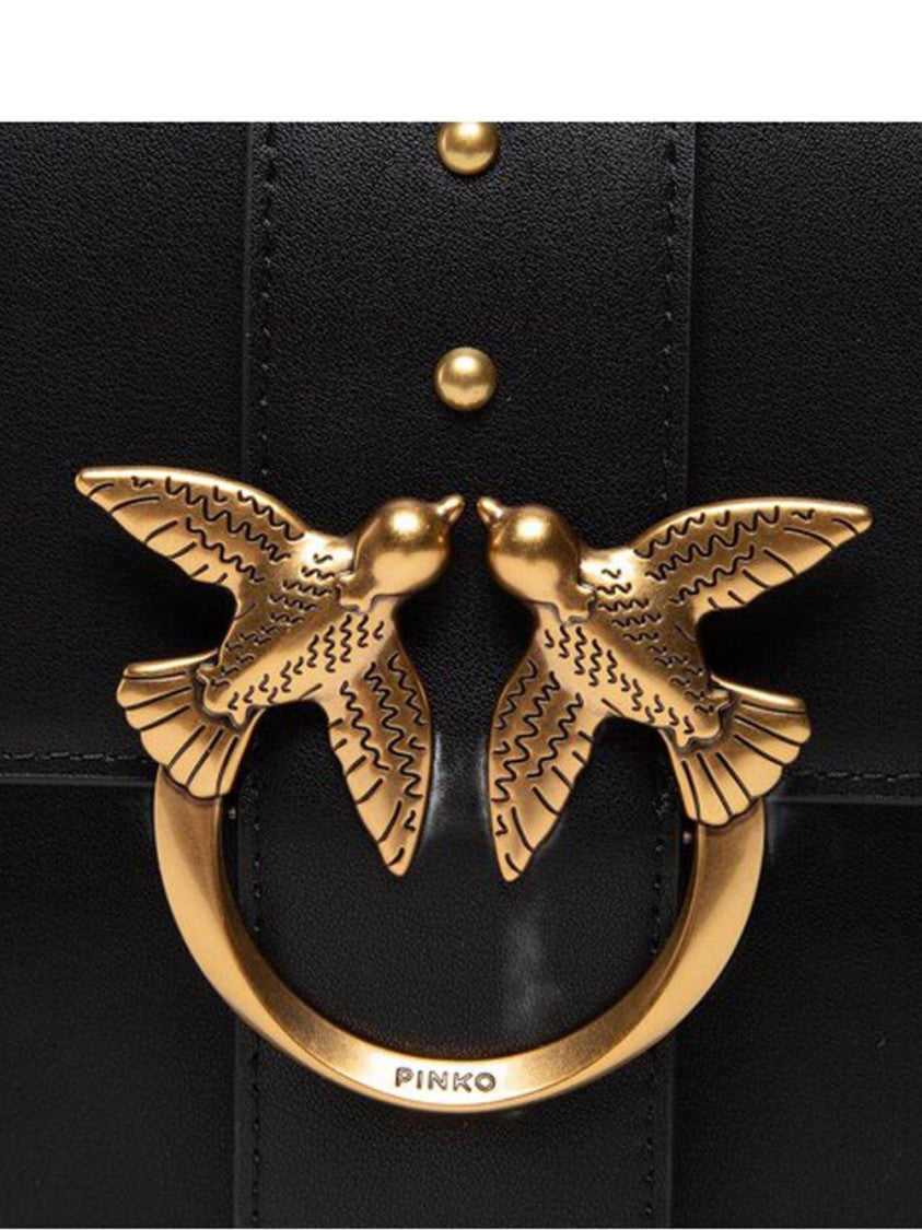 Pinko Shoulder Bag With Gold Accents