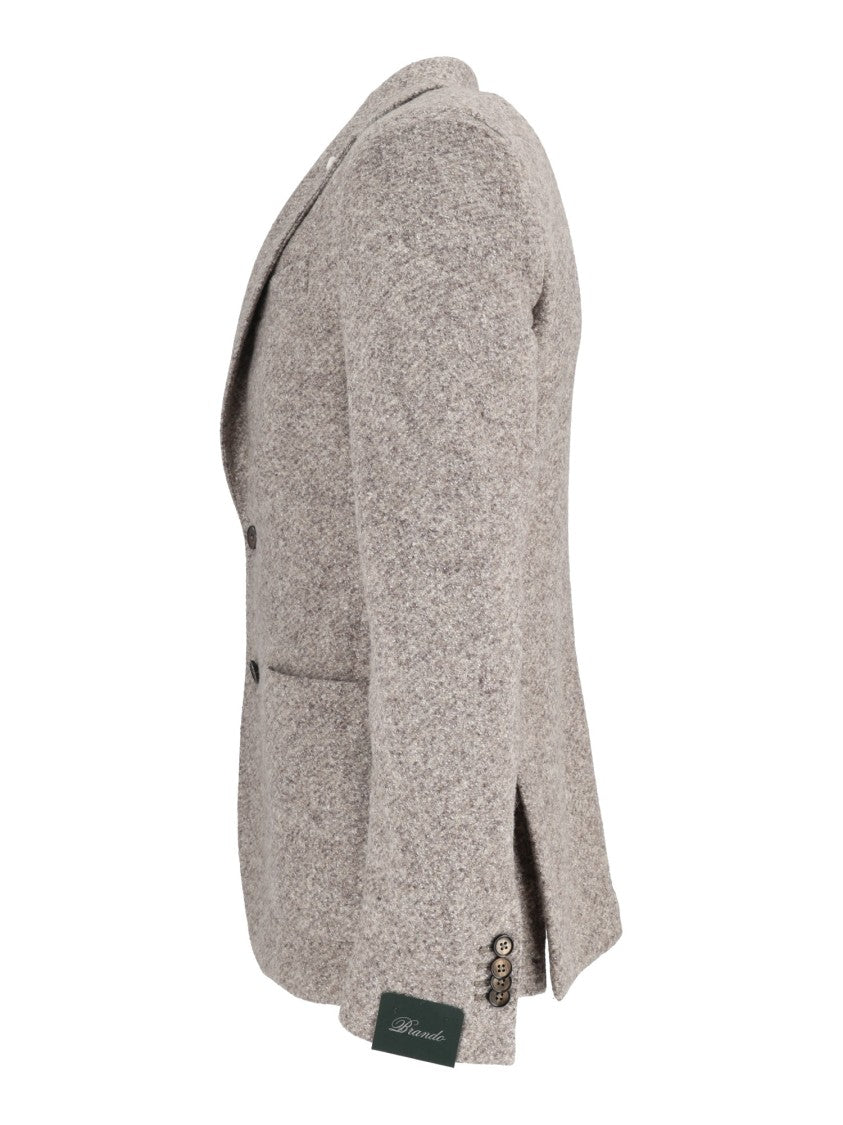 Brando-Lubiam Tailored Virgin Wool Silk Blend Jacket