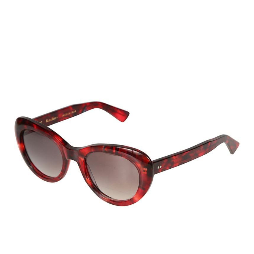 Kador Capri Oversized Cat-Eye Sunglasses With Tortoiseshell Frame