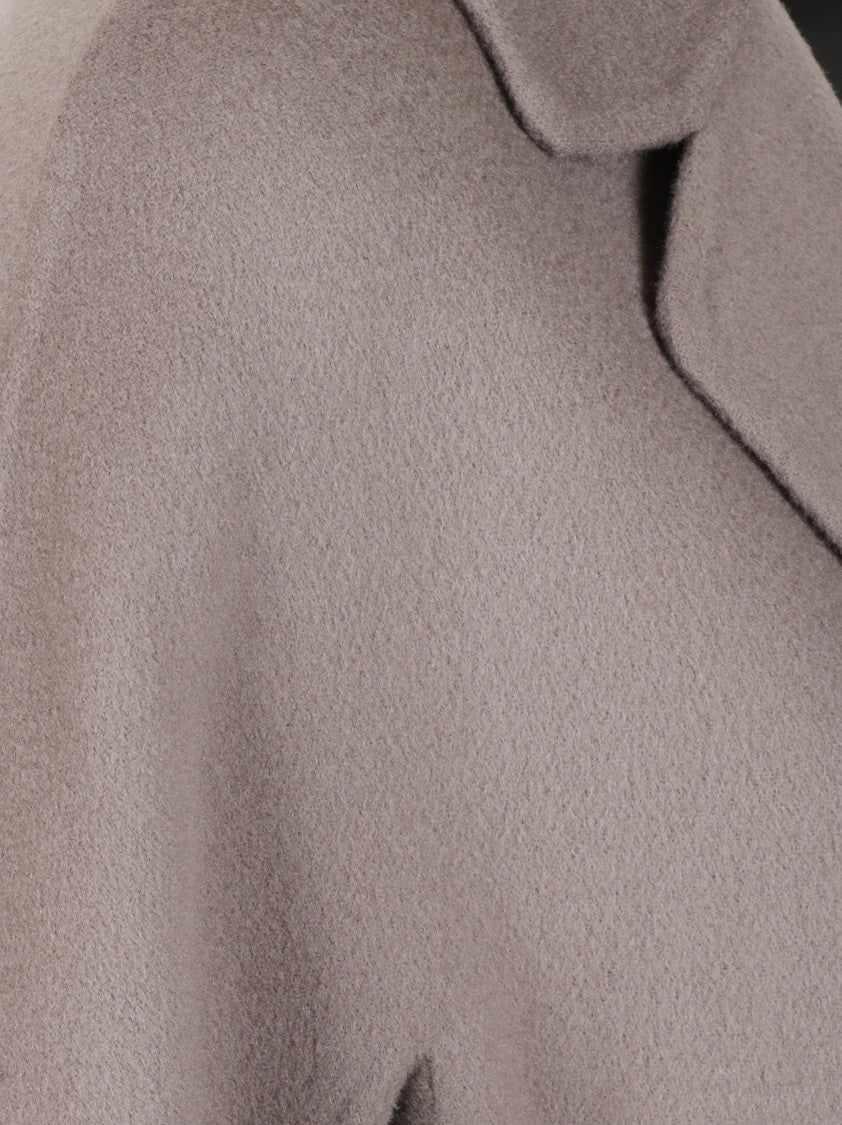 Max Mara Classic Wrap Coat With Wide Lapel