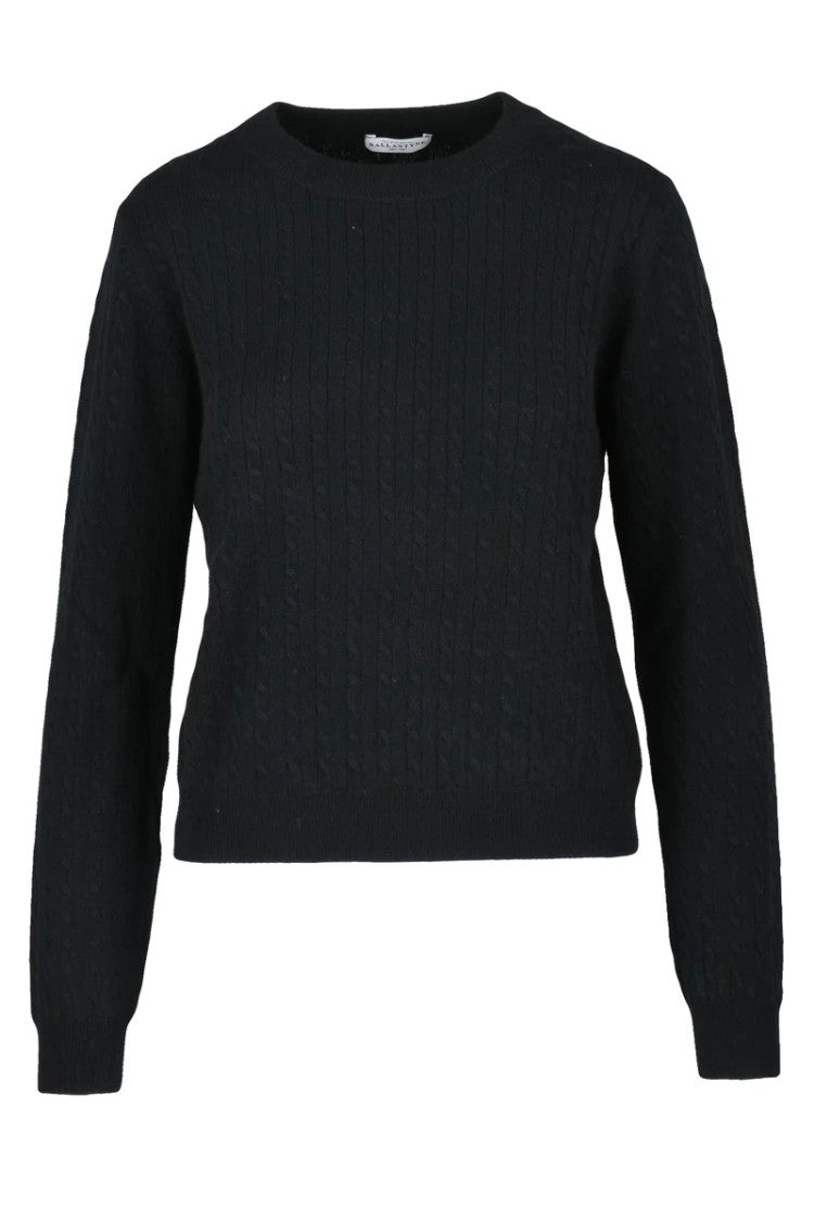 Ballantyne Crew Neck Sweater - Black