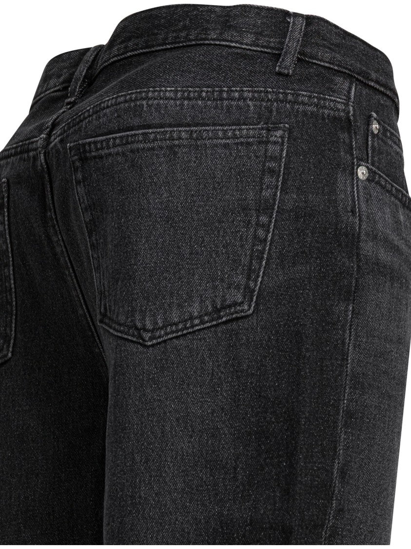 A.P.C. Stonewashed Denim Wide-Fit Martin Jeans