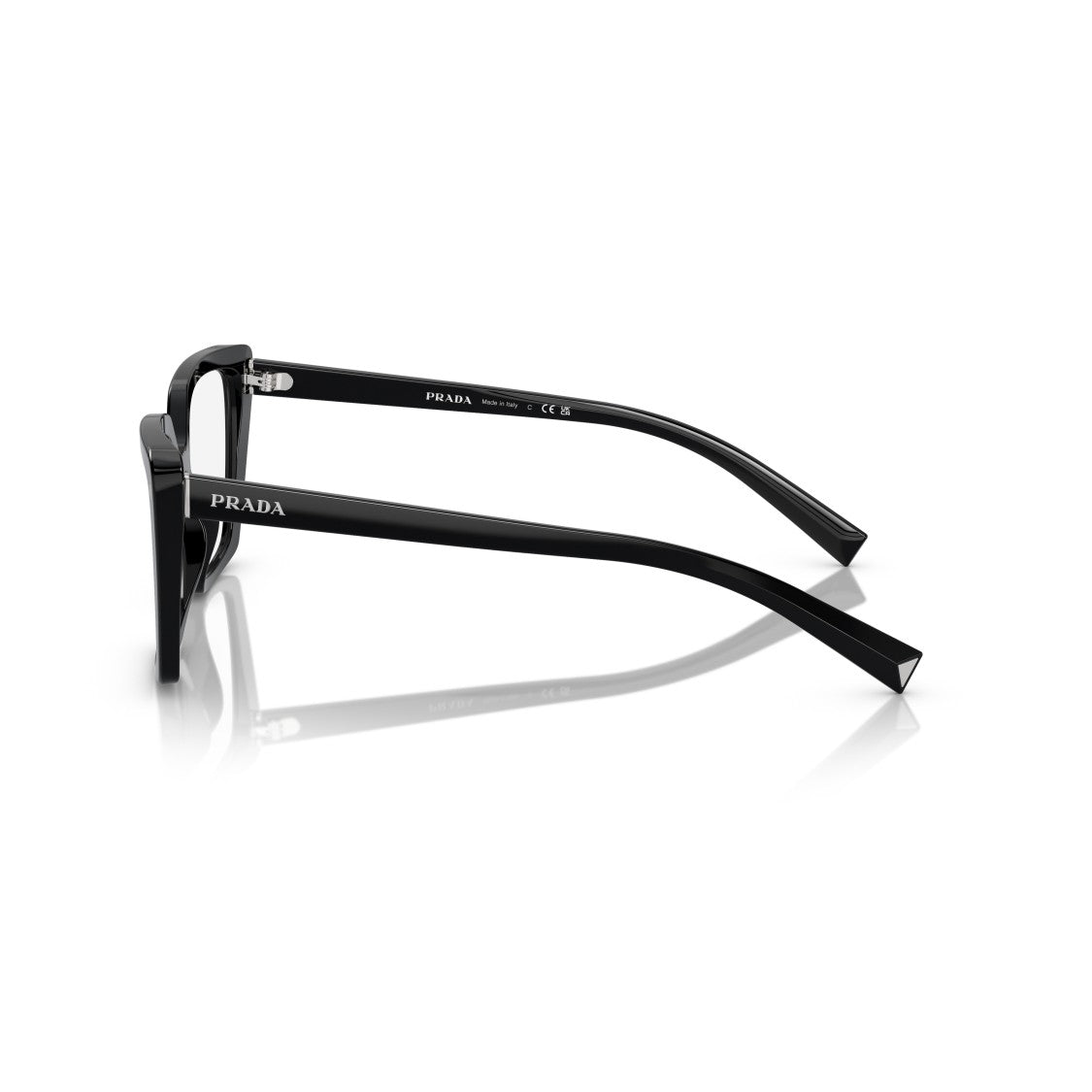 Prada 0Pr 16Zv Bold Oversized Square Frame Eyeglasses