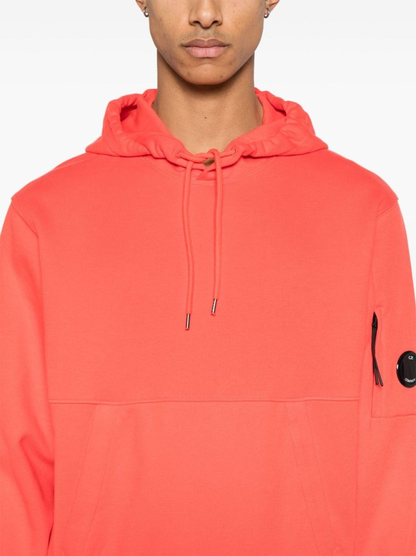 C.P. Company Poppy Red Logo Print Sweatshirt