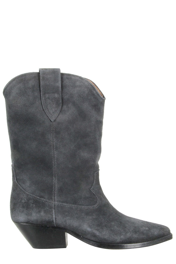 Isabel Marant Mid-Calf Suede Leather Boots