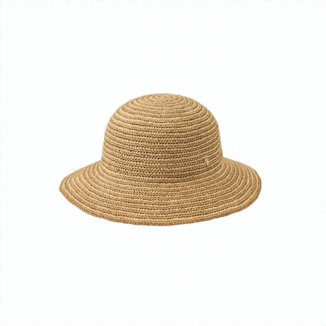 Helen Kaminski Natural Raffia Bucket Hat With Flared Brim