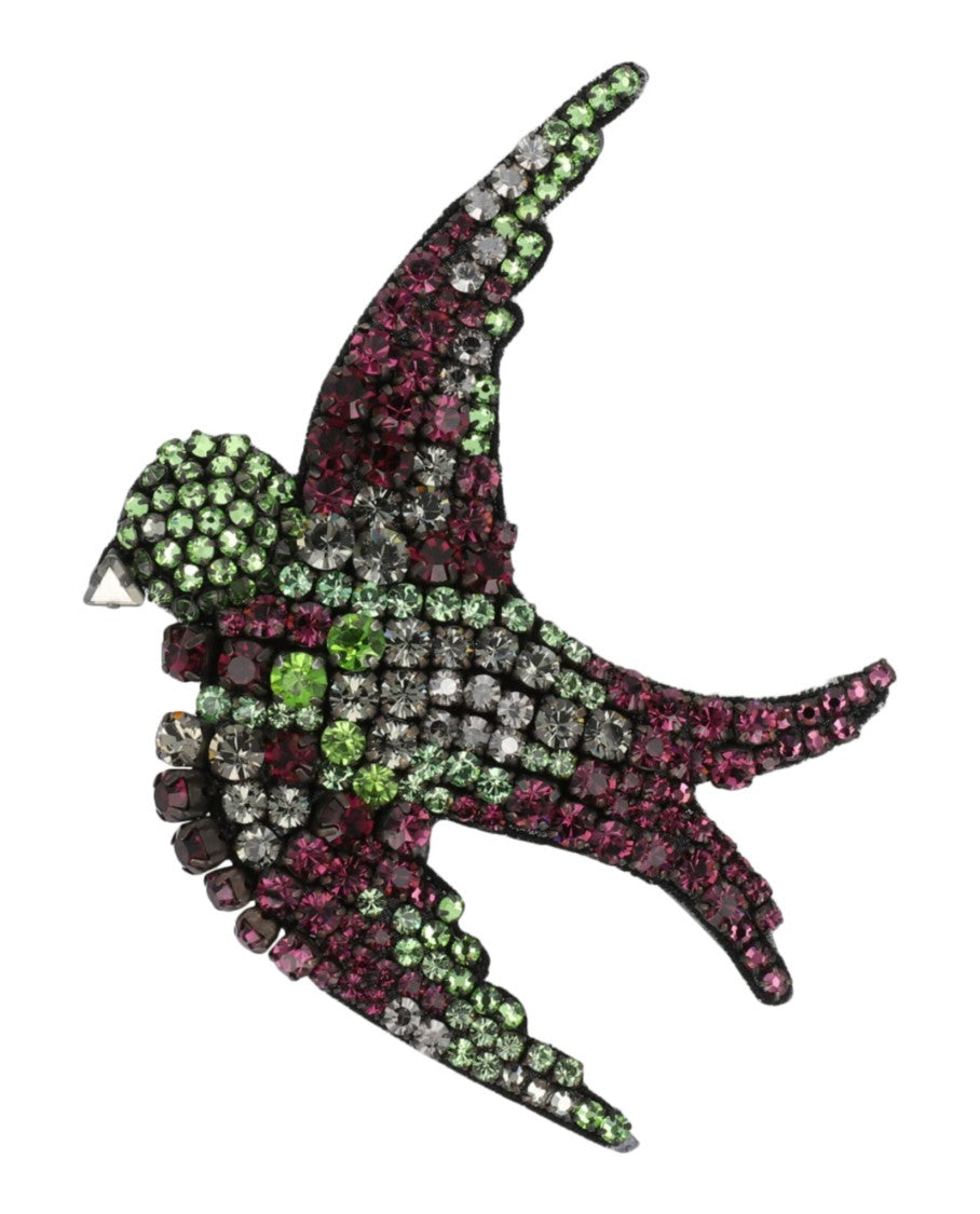 Gucci Crystal Embellished Bird Brooch