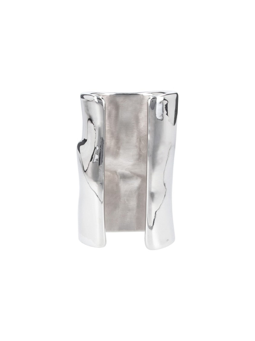 Courrèges Silver Melting 32 Degrees Sculptural Bracelet