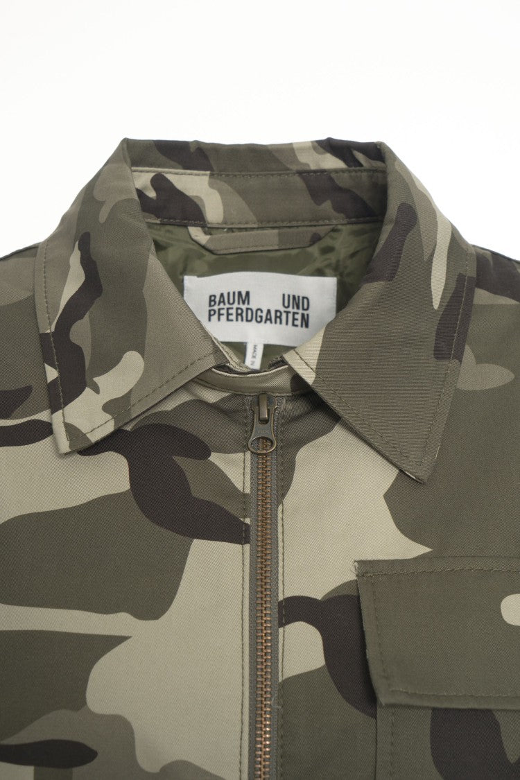 Baum Und Pferdgarten Camouflage Pattern Beline Jacket With Structured Collar And Functional Design