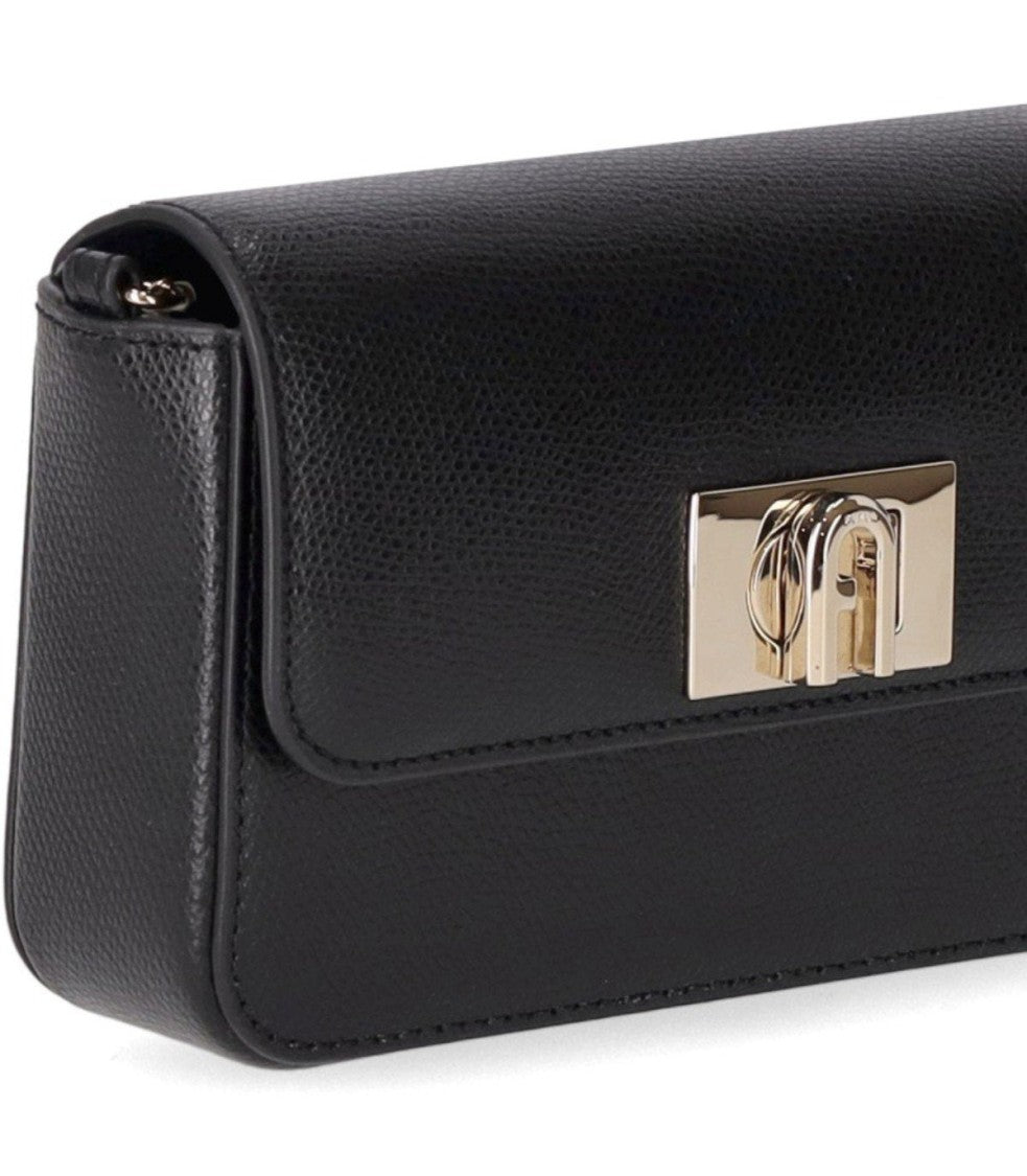 Furla 1927 Mini Black Crossbody Bag