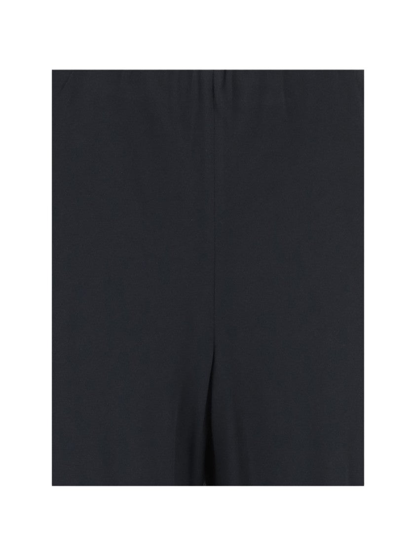 Vince Navy Wide-Leg Fabric Pants