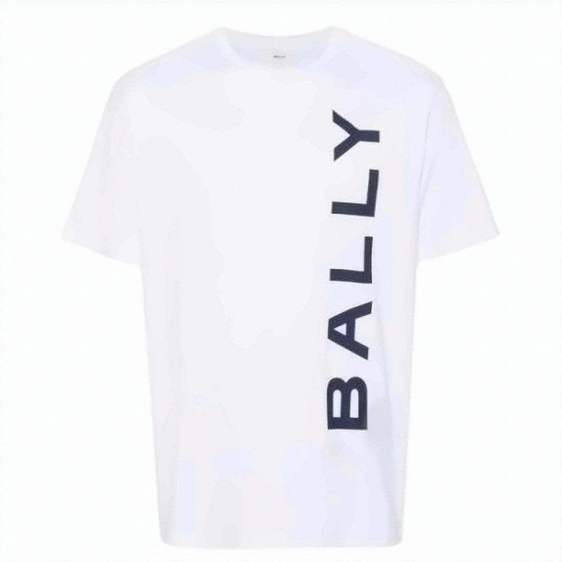 Bally Short-Sleeved Minimalist Cotton T-Shirt With Bold Print