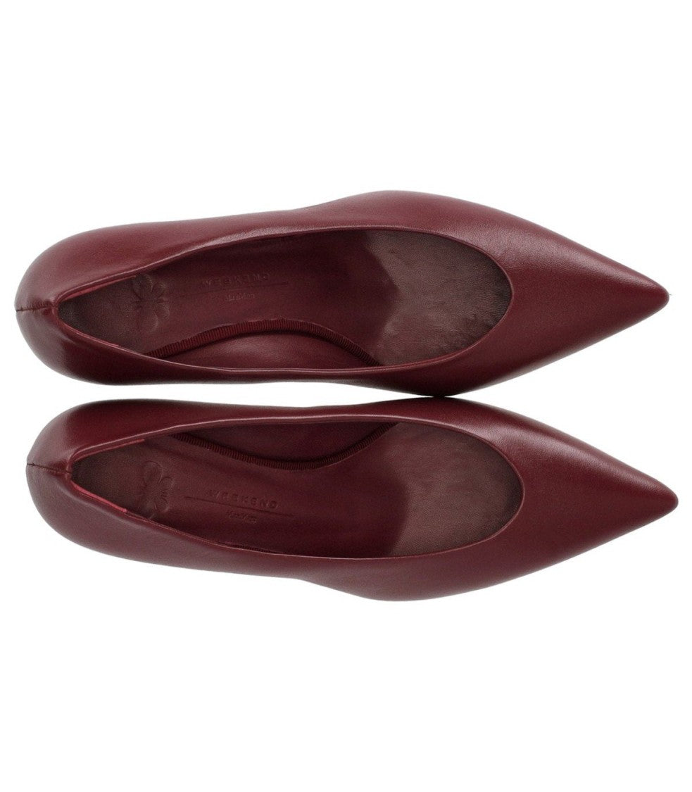 Max Mara Renza Burgundy Pump