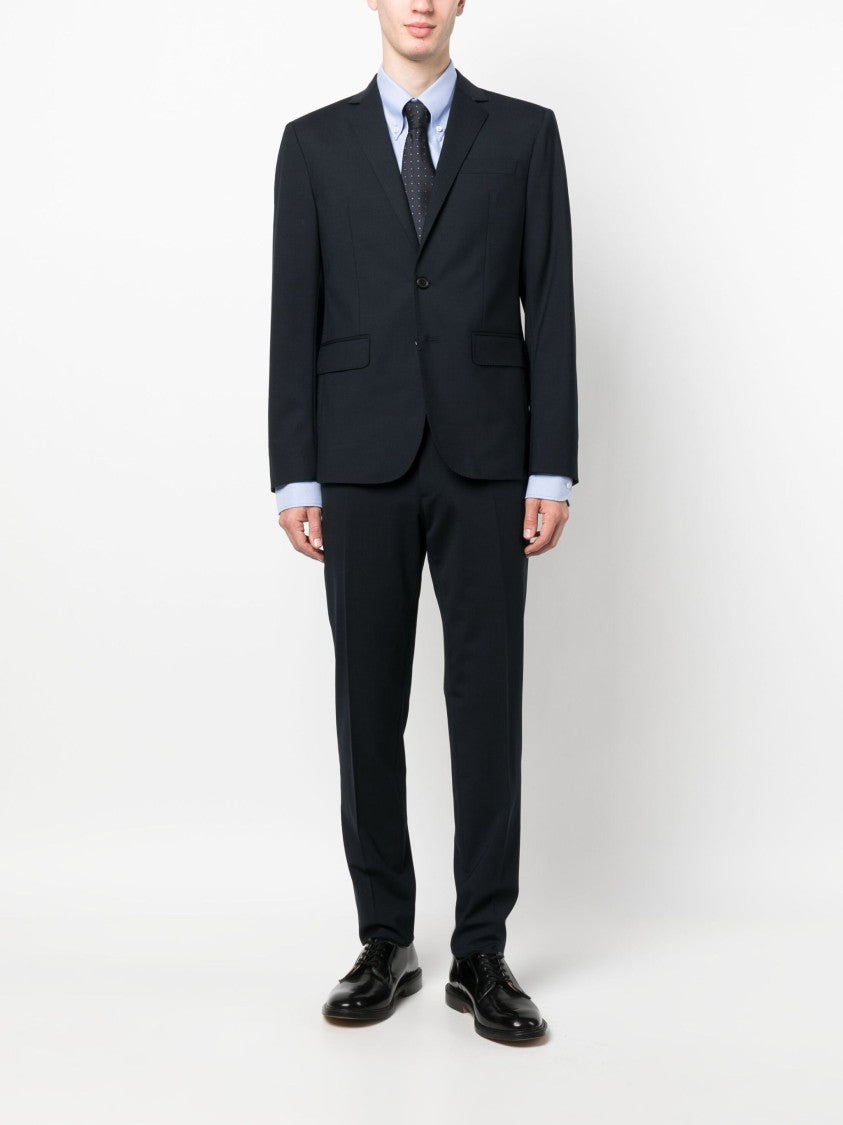 Dsquared2 Tailored Blue Two-Piece Cotton Suit