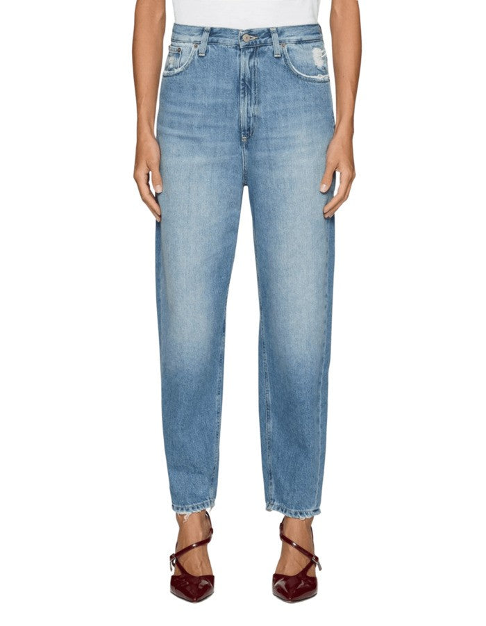 Dondup High-Waisted Loose Fit Denim Jeans