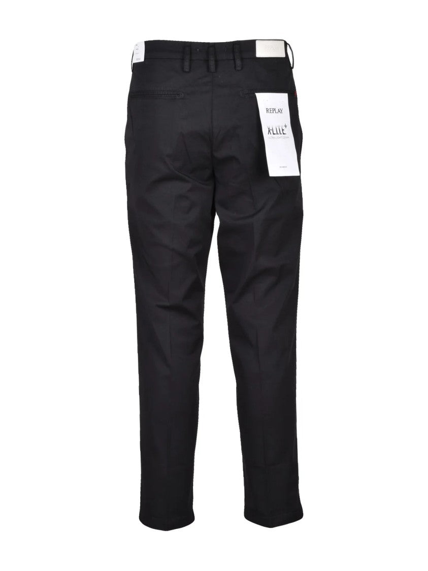 Replay Modern Slim-Fit Chino Trousers With Belt Loops