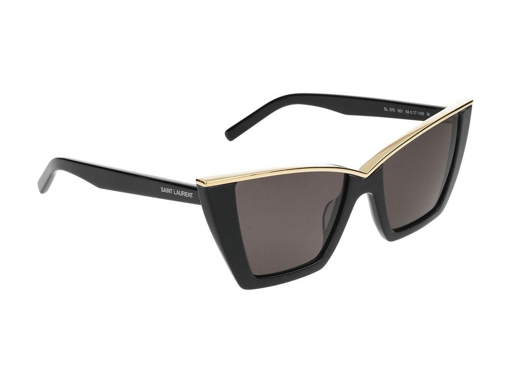Saint Laurent Sunglasses Sl 570 001 Black Black Black 54/17/145
