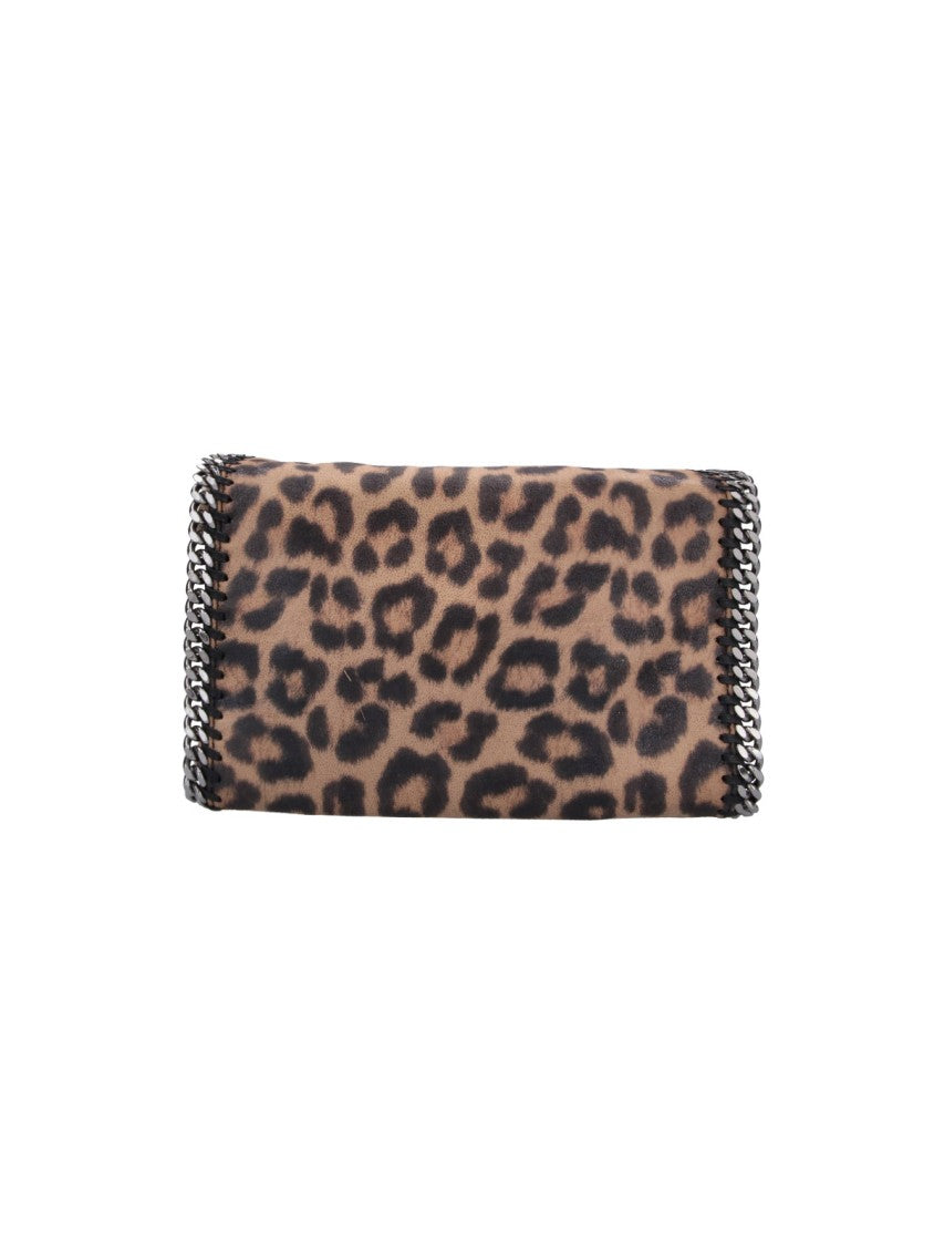 Stella Mccartney Brown Falabella Animal Print Faux Leather Tote Bag