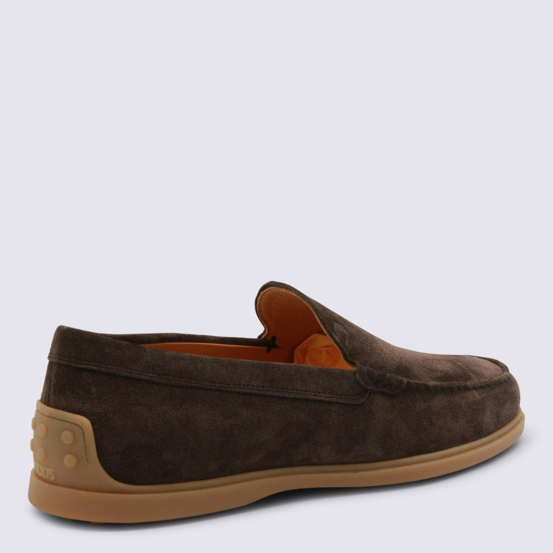 Tod's Dark Brown Leather Loafers