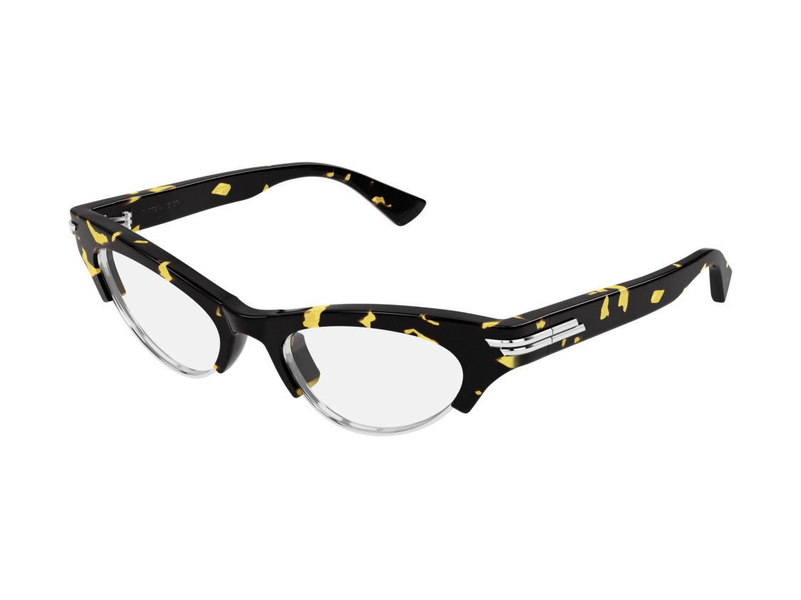 Bottega Veneta Black Bv1431s Tortoiseshell Acetate Cat-Eye Sunglasses
