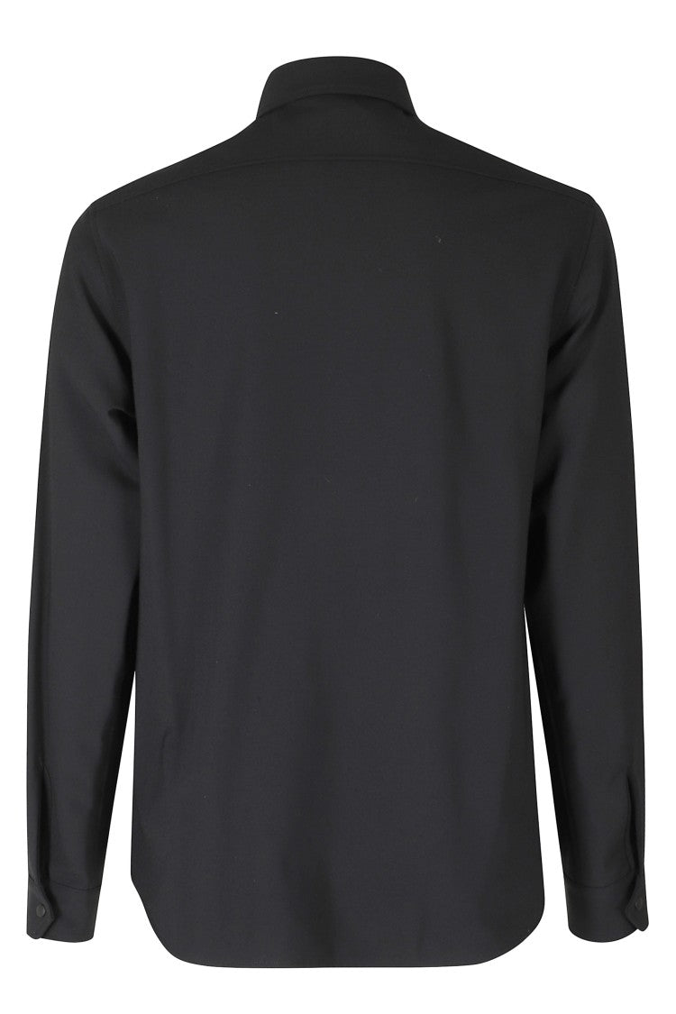 Aspesi Black Polyester-Blend Double-Layer Shirt
