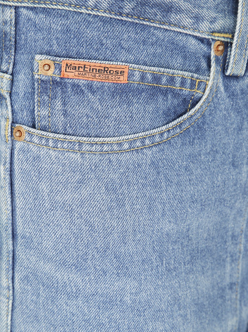 Martine Rose Straight Leg Jeans With Reversible Pockets