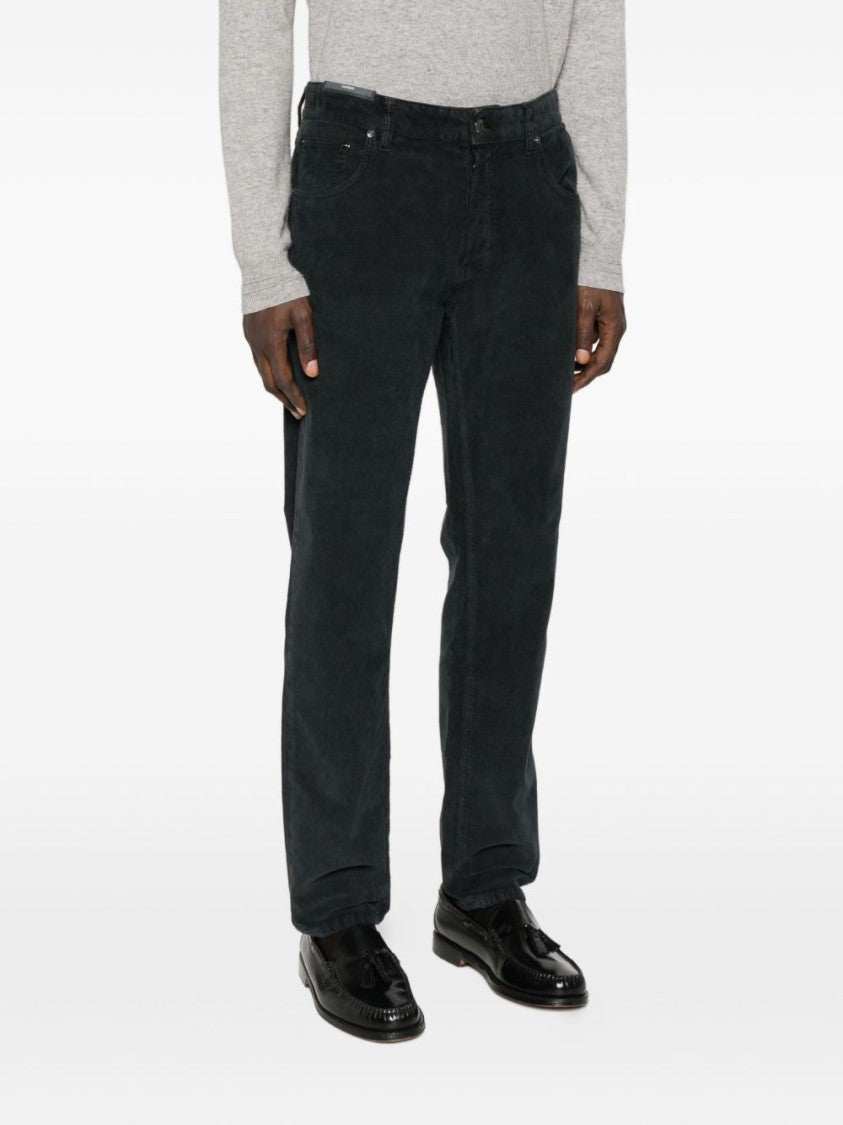 Pt Torino Black Corduroy Jeans