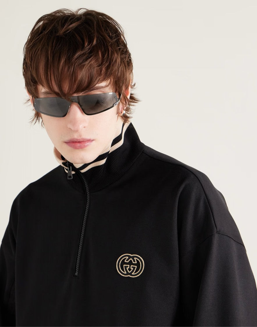 Gucci Gg1561s D-Frame Logo Sunglasses