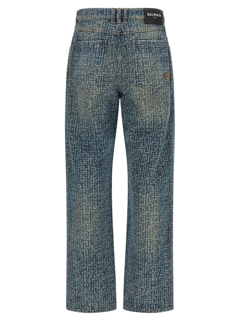 Balmain Stonewashed Denim Jeans