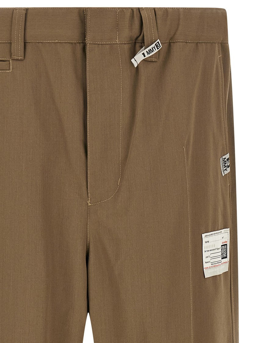 Maison Mihara Yasuhiro 'Mix Layered Wool Gabardine' Pants