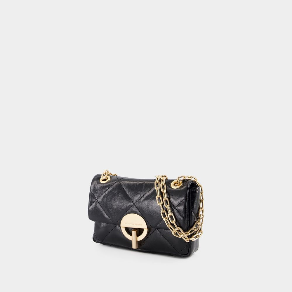 Vanessa Bruno Nano Moon Bag- Vanessa Bruno - Leather - Black