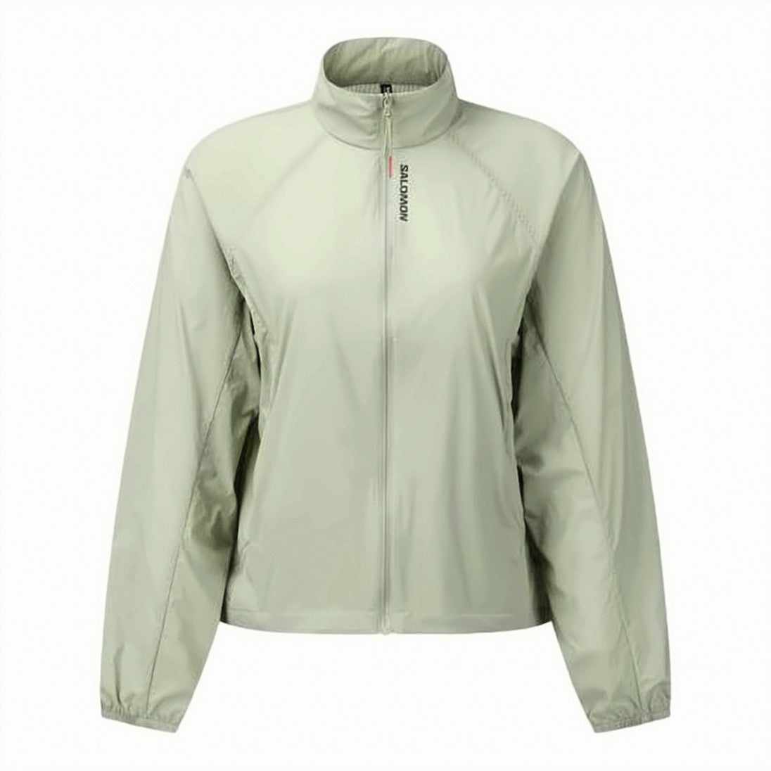 Salomon Ventilated Lightweight Jacket With High Collar And Full Zipper