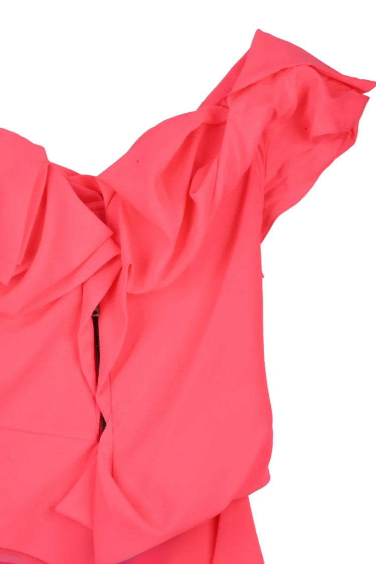 Vivienne Westwood Zip-Front Bustier Top - Rose Shock
