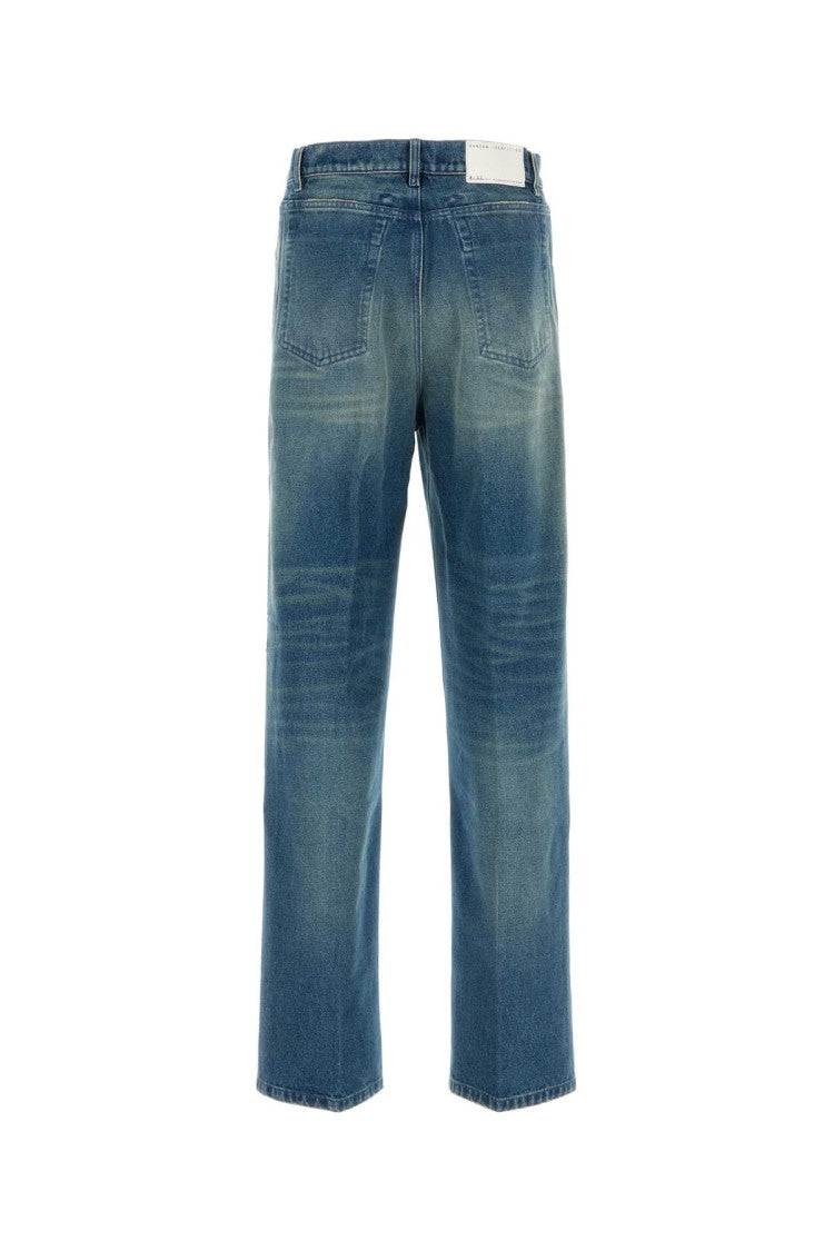 Random Identities Classic Straight-Leg Denim Jeans With Faded Wash