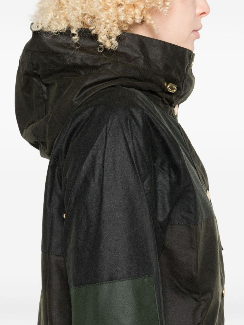 Barbour Green Casual Jacket With Button Closure