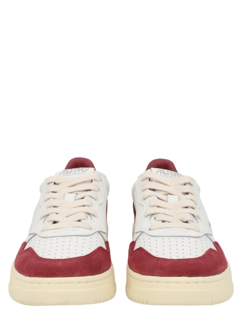 Autry Medalist Low Suede Leather Sneakers