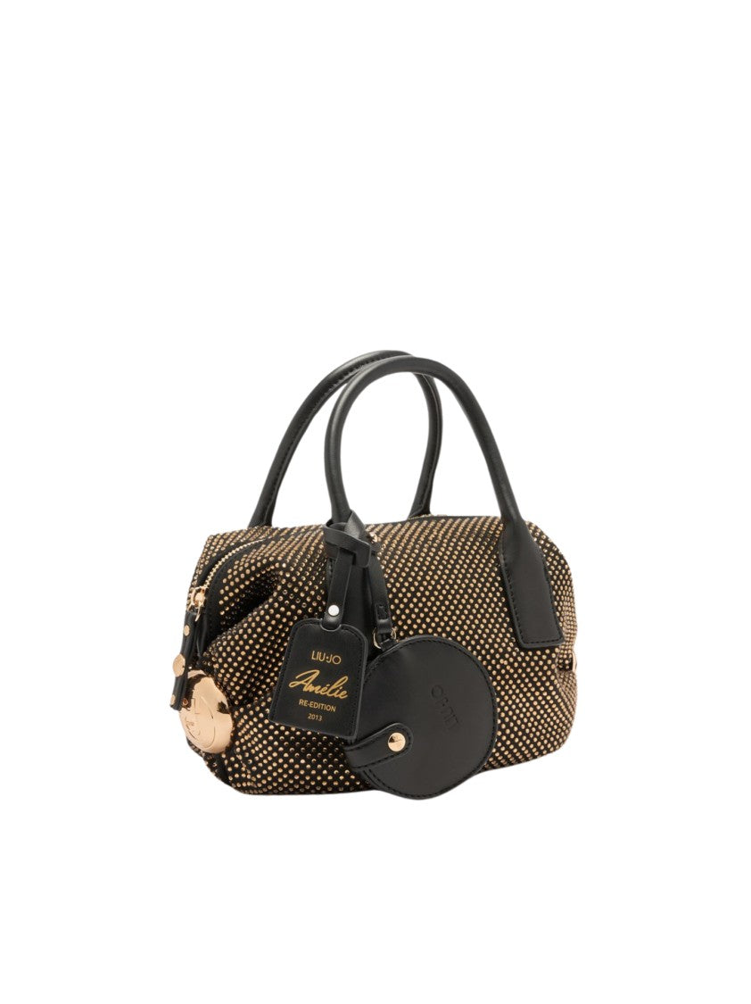 Liu Jo Compact Studded Handbag With Versatile Carrying Options