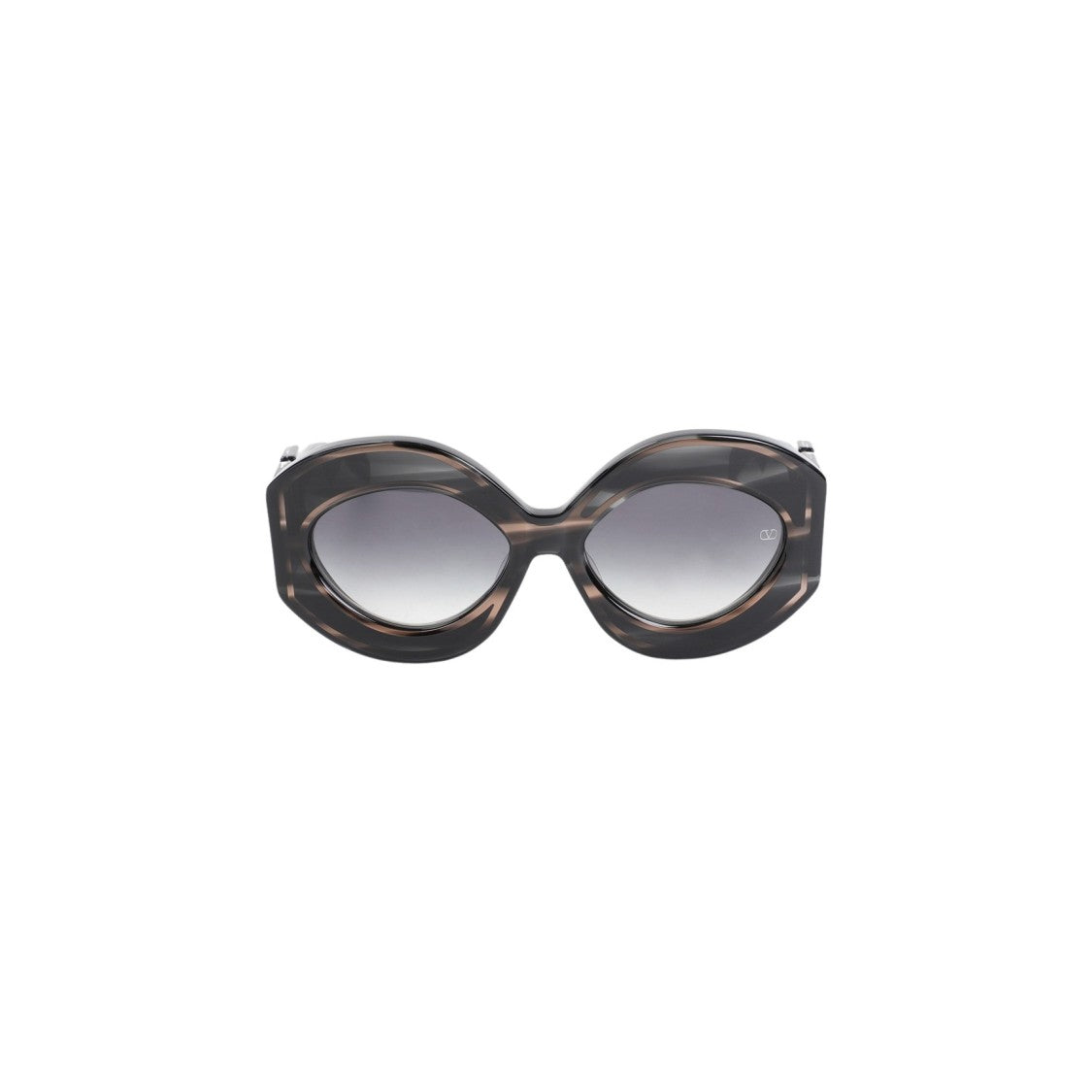 Valentino Black Acetate Sunglasses