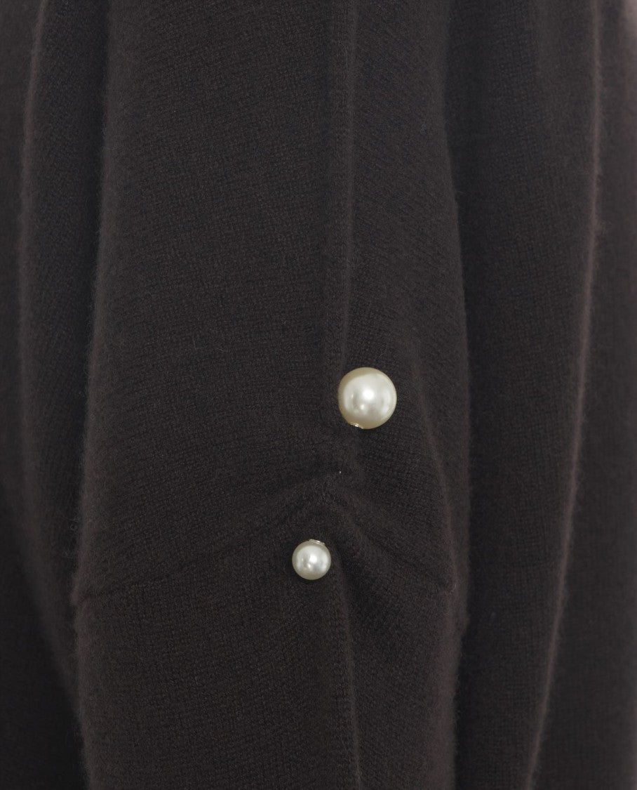 Mvm Cashmere Sweater With Pearls