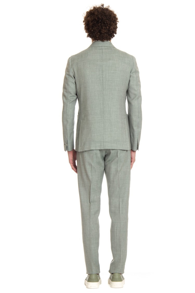 Eleventy Jogger Tailored Suit Wool-Linen-Silk Loro Piana