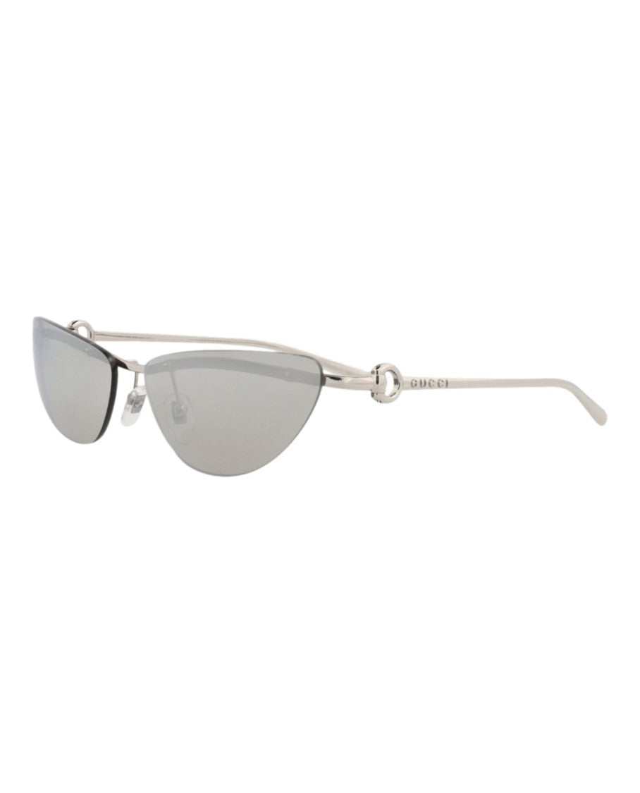 Gucci Cat Eye-Frame Metal Sunglasses