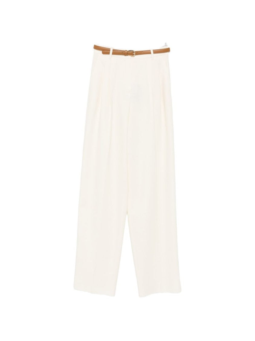 Max Mara Wide-Leg Pleated Front Pants