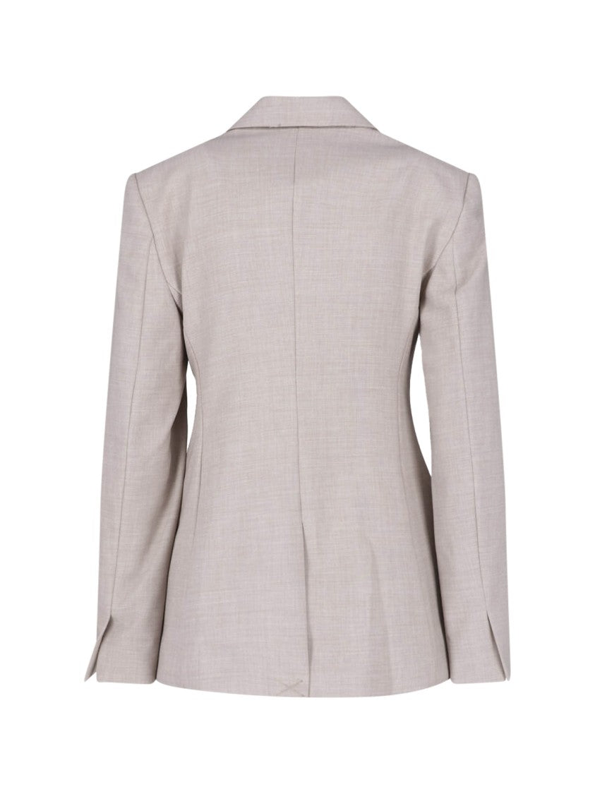 Calvin Klein Beige Single Breasted Classic Blazer